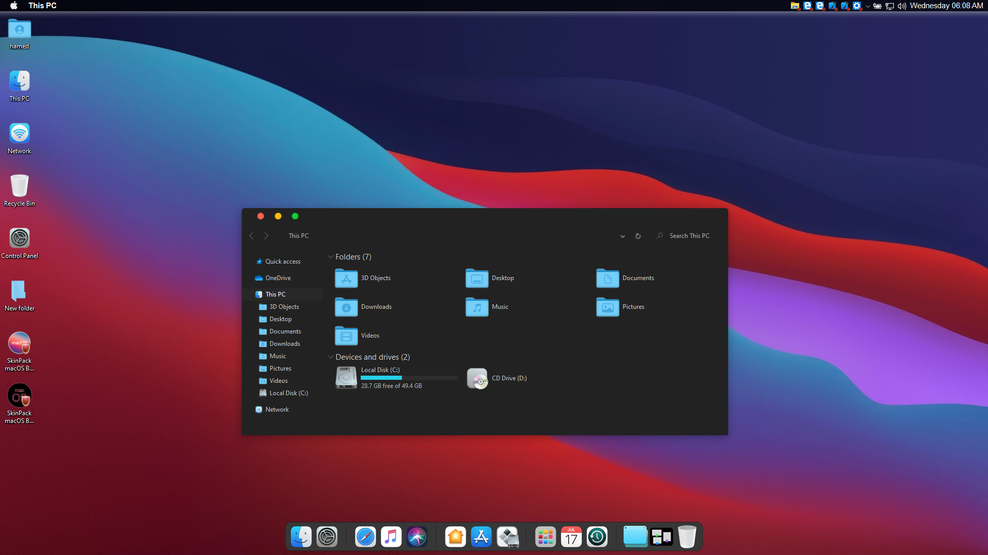 Macos Big Sur Dark Theme For Windows 10 By Protheme On Deviantart