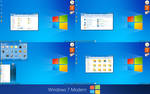 Windows 7 Modern theme for Windows 10