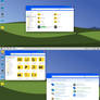 Windows XP Modern Blue theme for Windows 10
