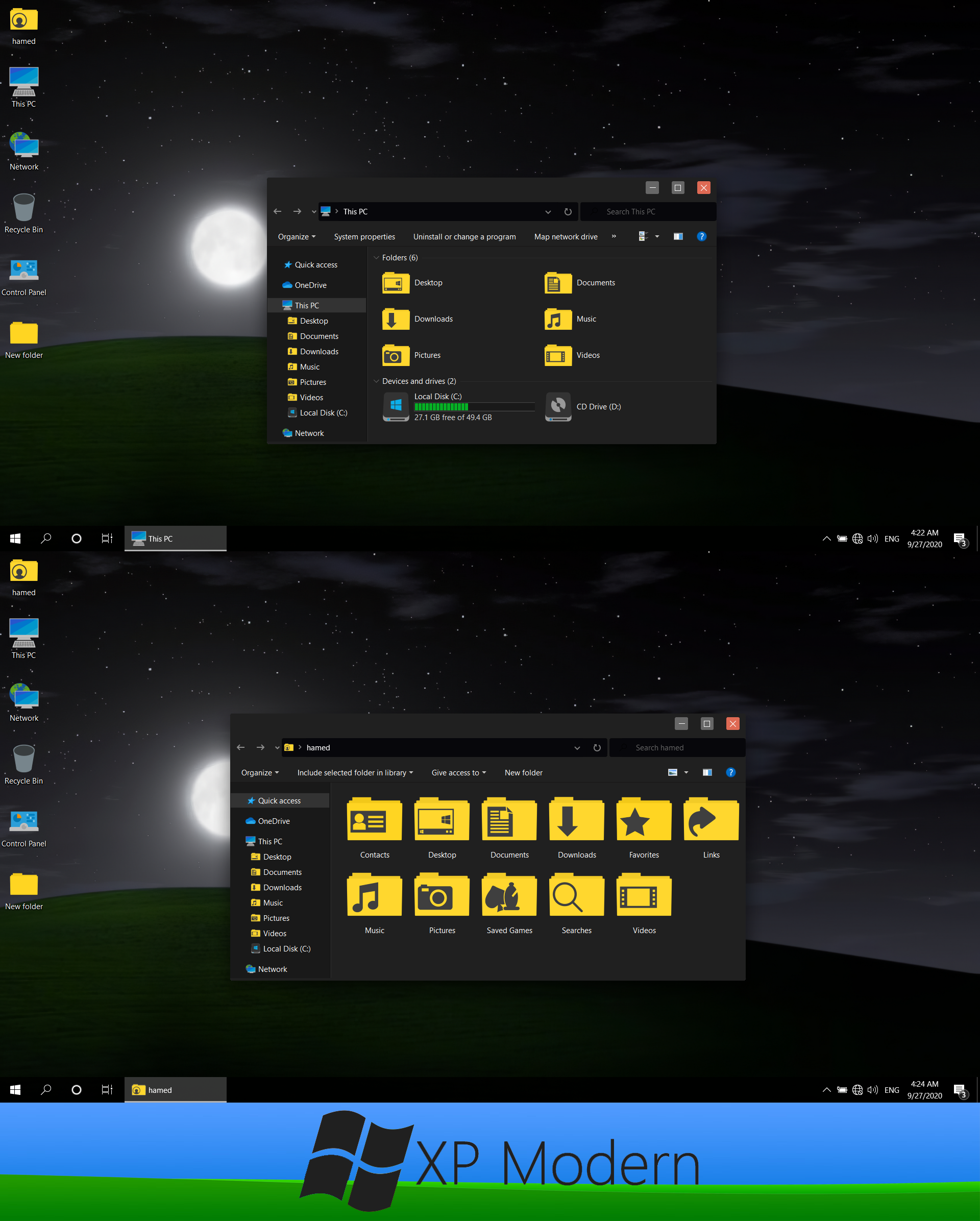 Windows Xp Theme Black