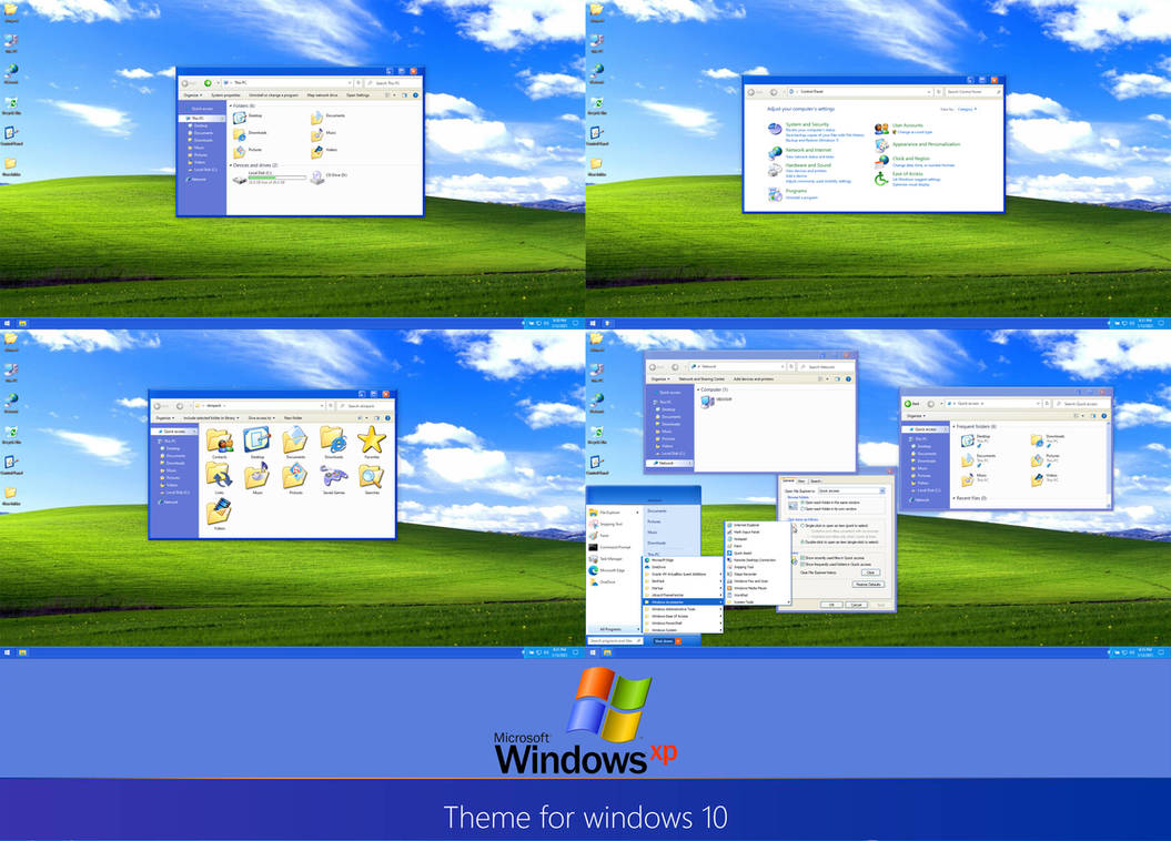 Windows XP Theme for Windows 10 by protheme on DeviantArt windows-xp-theme-for-windows-10-by-protheme-on-deviantart