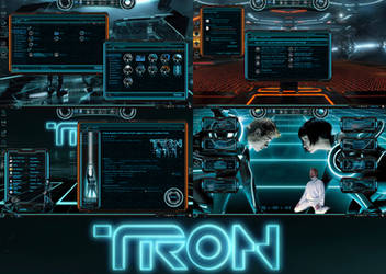 Tron Legacy Permium Theme for Windows 10 by protheme