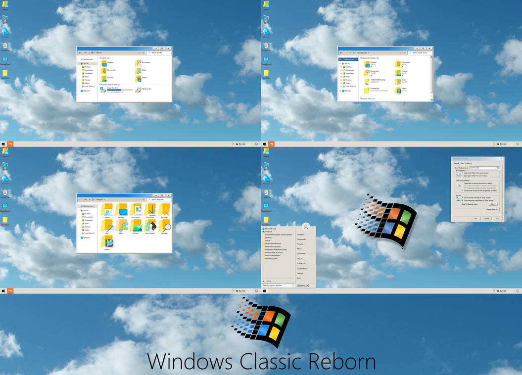 Classic Reborn Theme for Windows 10 by protheme on DeviantArt