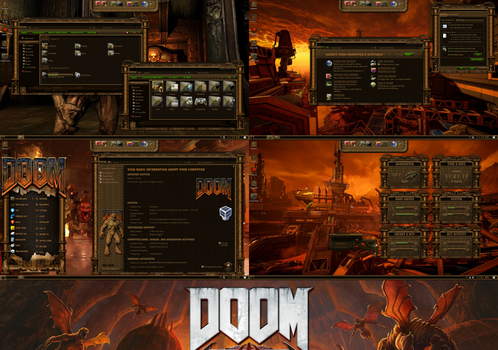 DOOM Permium Theme for Windows 10