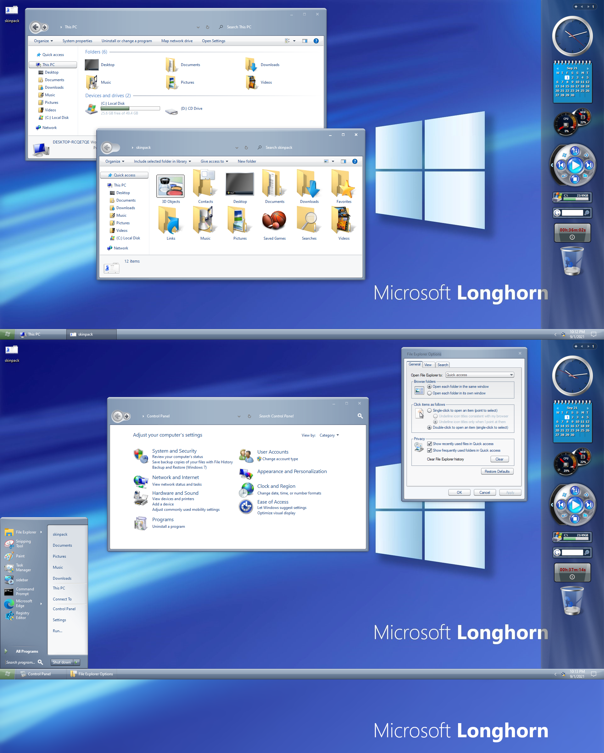 Pro Theme Windows Longhorn Modern Theme for Windows 10 by protheme on DeviantArt