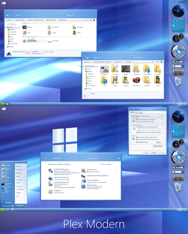 Plex Modern Theme for Windows 10 by protheme on DeviantArt
