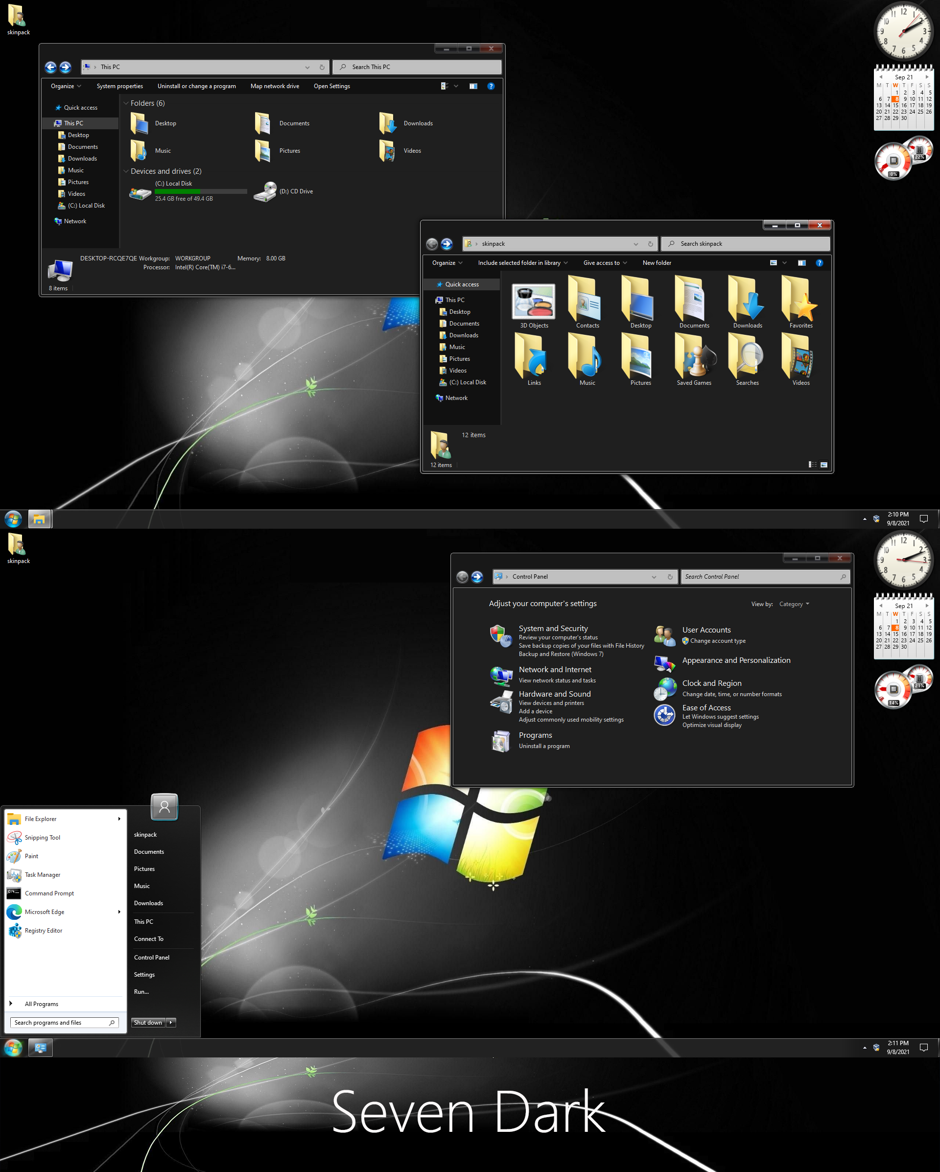 Epic Theme for Windows 7 by Winodws-Vista-Roblox on DeviantArt