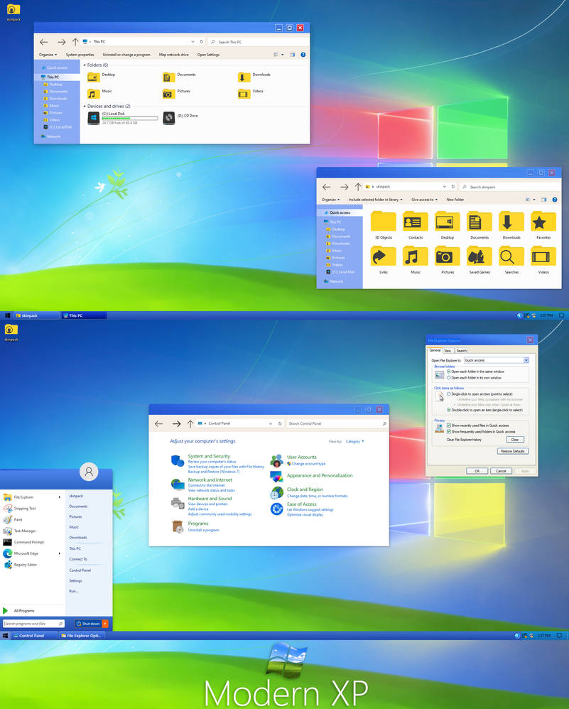 Modern Xp Theme For Windows 10 By Protheme On Deviantart