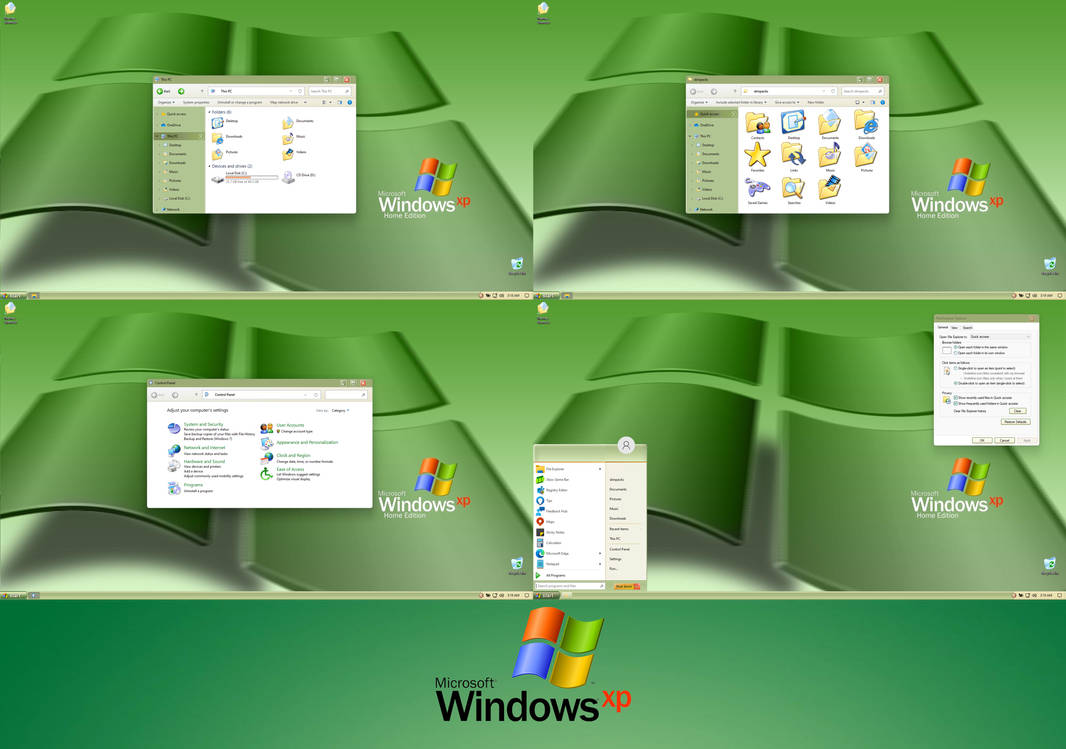 XP Green Theme for Windows 11 by protheme on DeviantArt
