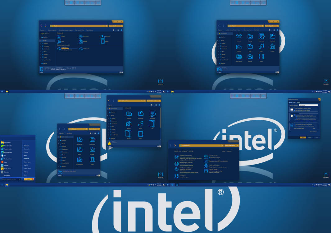 Intel Theme Processor Intel Theme for Windows 11 by protheme on DeviantArt