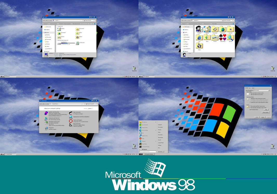 Windows 898 Windows 98 Theme for Windows 11 by protheme on DeviantArt