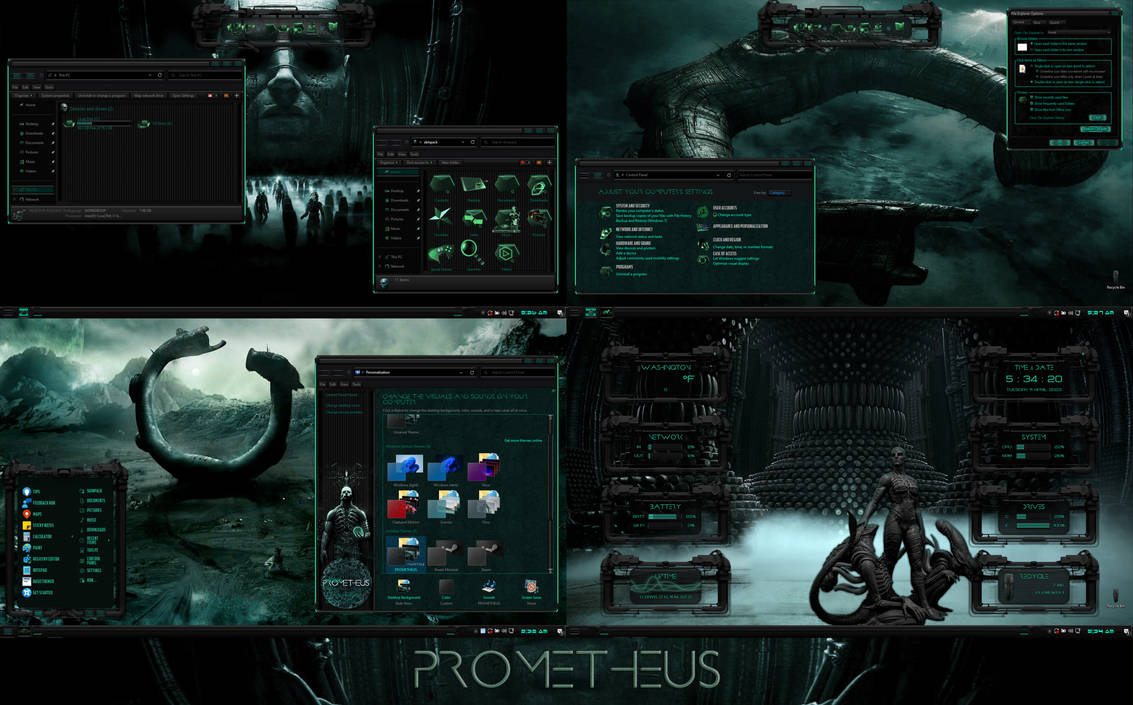 PROMETHEUS Premium Theme for Windows 11 by protheme on DeviantArt