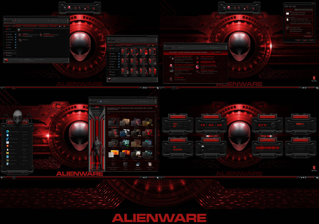 Alienware Premium Theme for Windows 11 by protheme on DeviantArt
