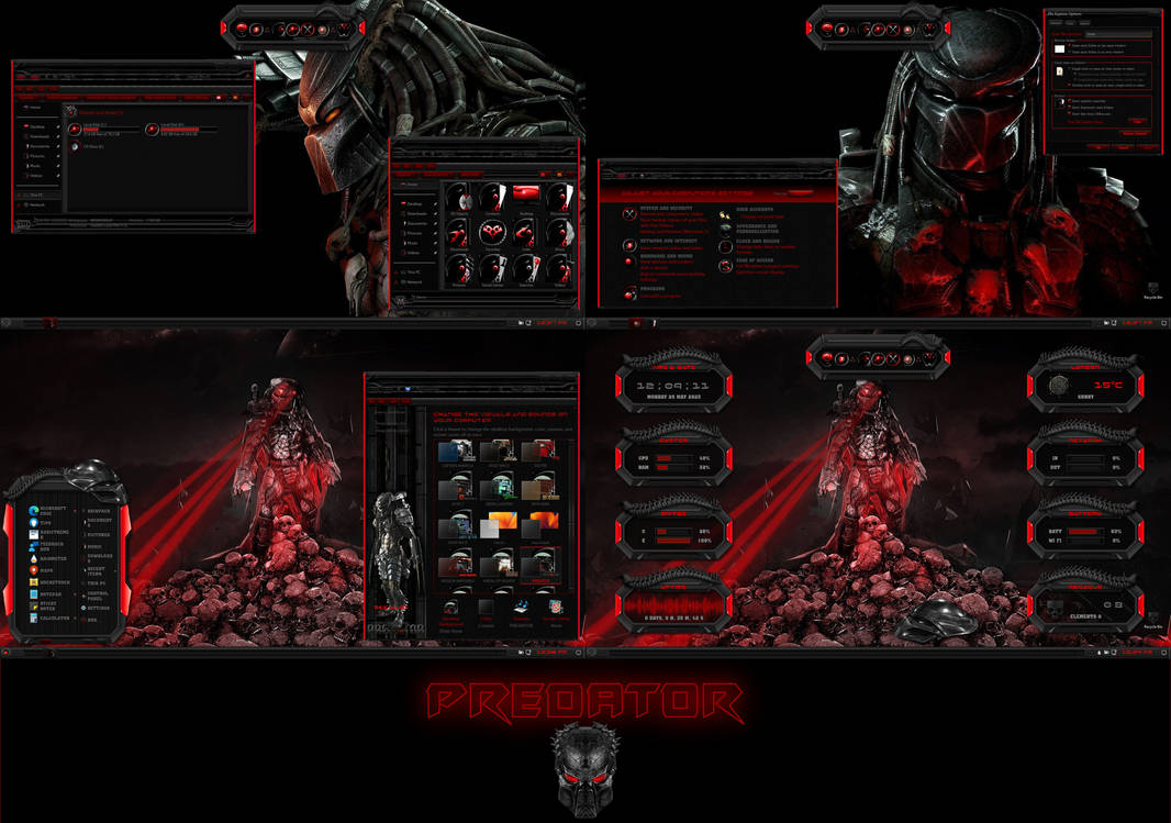 PREDATOR Premium Theme for Windows 11 by protheme on DeviantArt