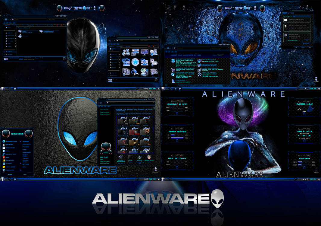 Alienware Blue Premium Theme for Windows 11 by protheme on DeviantArt