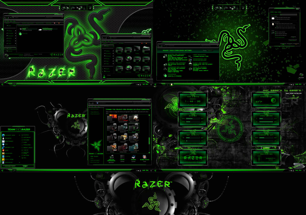 Razer Premium Theme for Windows 11 by protheme on DeviantArt