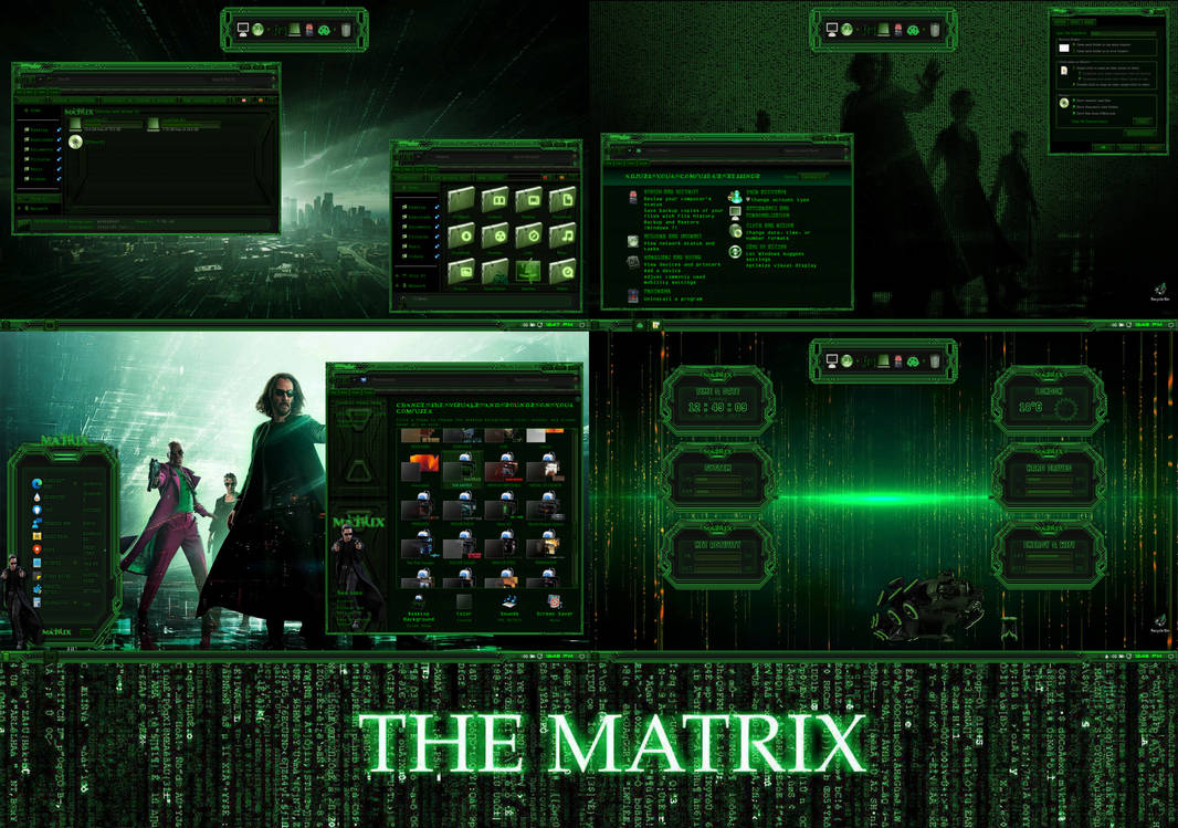 The Matrix Premium Theme for Windows 11 by protheme on DeviantArt