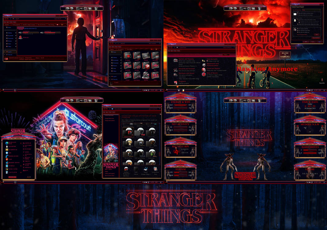 Stranger Things Premium Theme for Windows 11 by protheme on DeviantArt