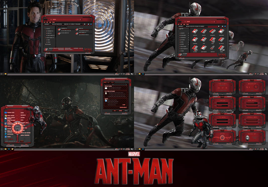 ANT-MAN Premium Theme for WindowBlinds