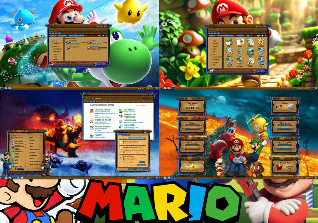 Mario Themes Thread MARIO Premium Theme for Windows 11 and 10 by protheme on DeviantArt