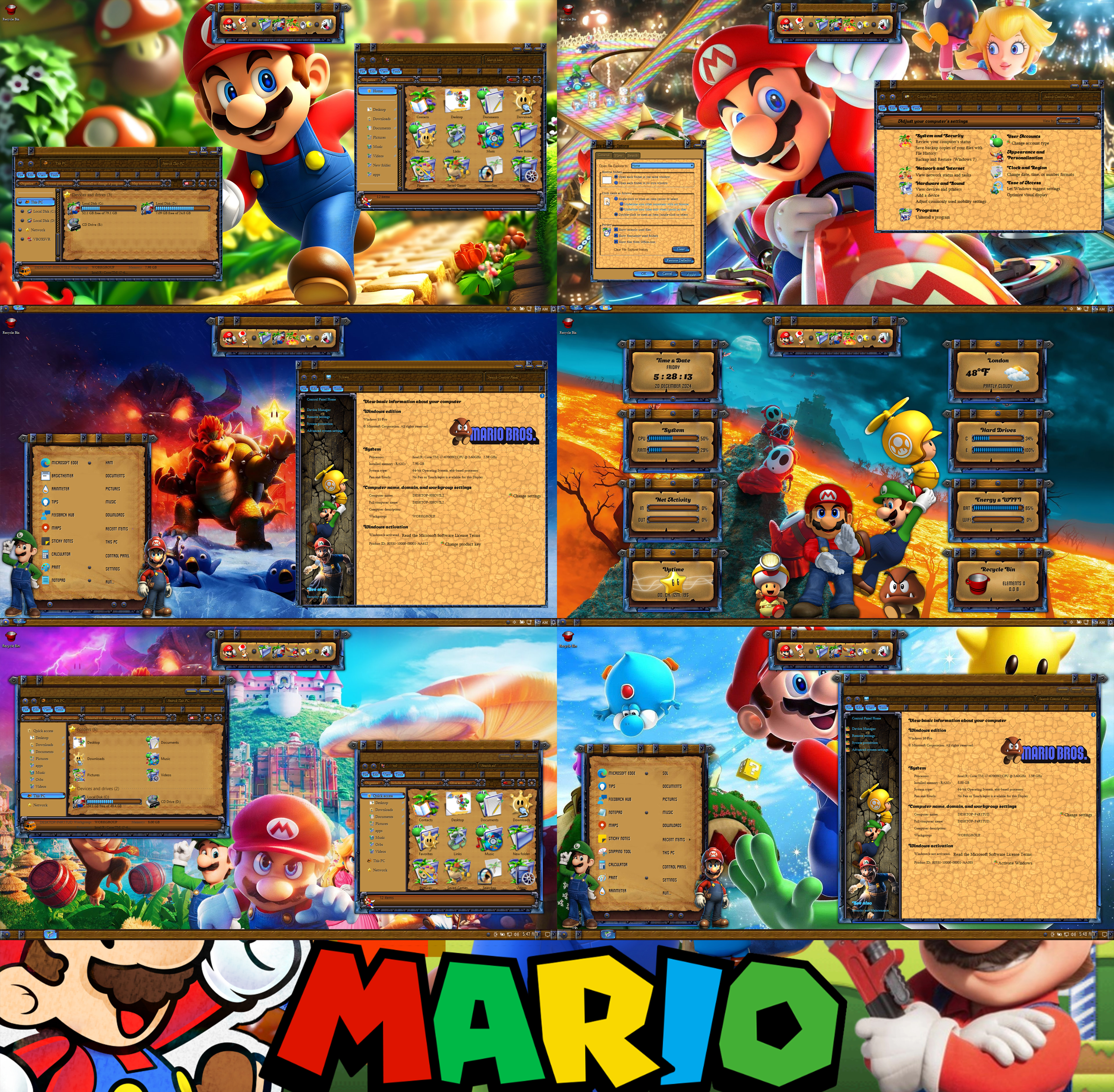Mario Themes Thread MARIO Premium Theme for Windows 11 and 10 by protheme on DeviantArt