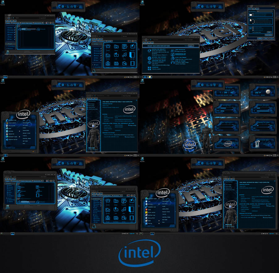 Intel Theme Processor INTEL Premium Theme for Windows 11 and 10 by protheme on DeviantArt