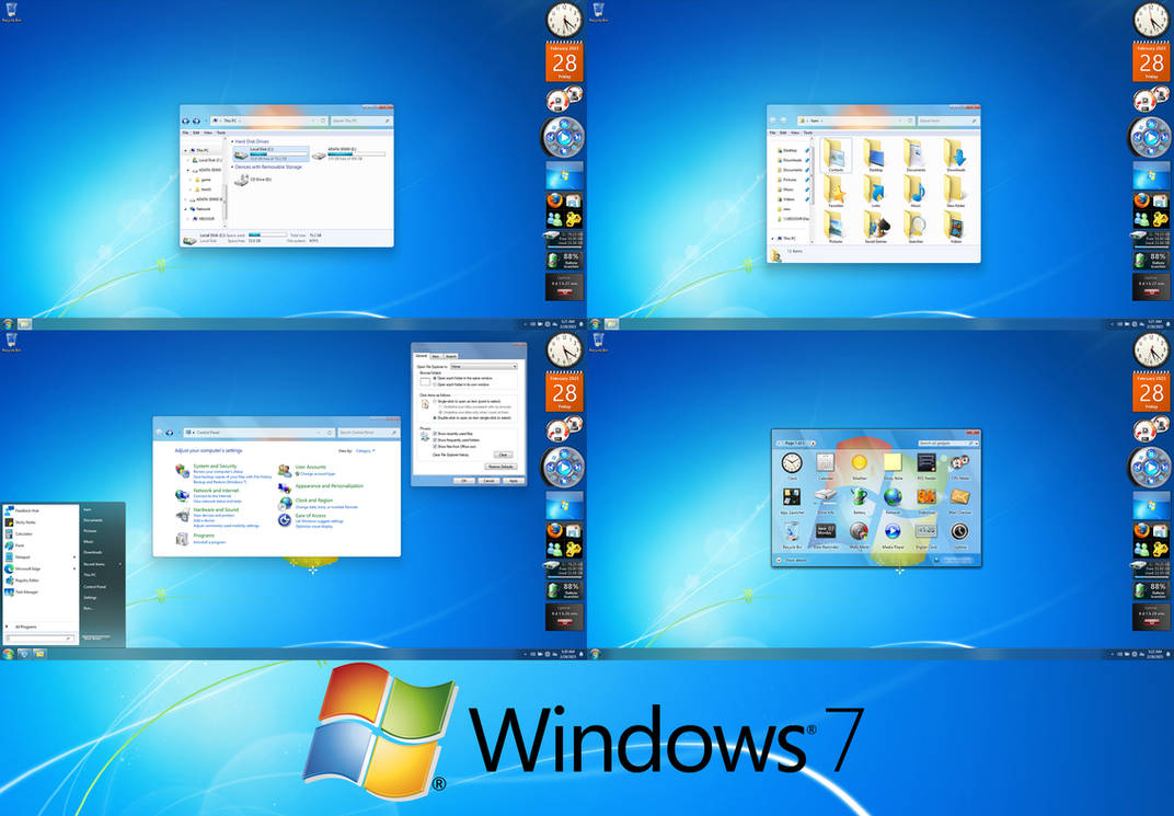 Windows 7 Theme for Windows 11