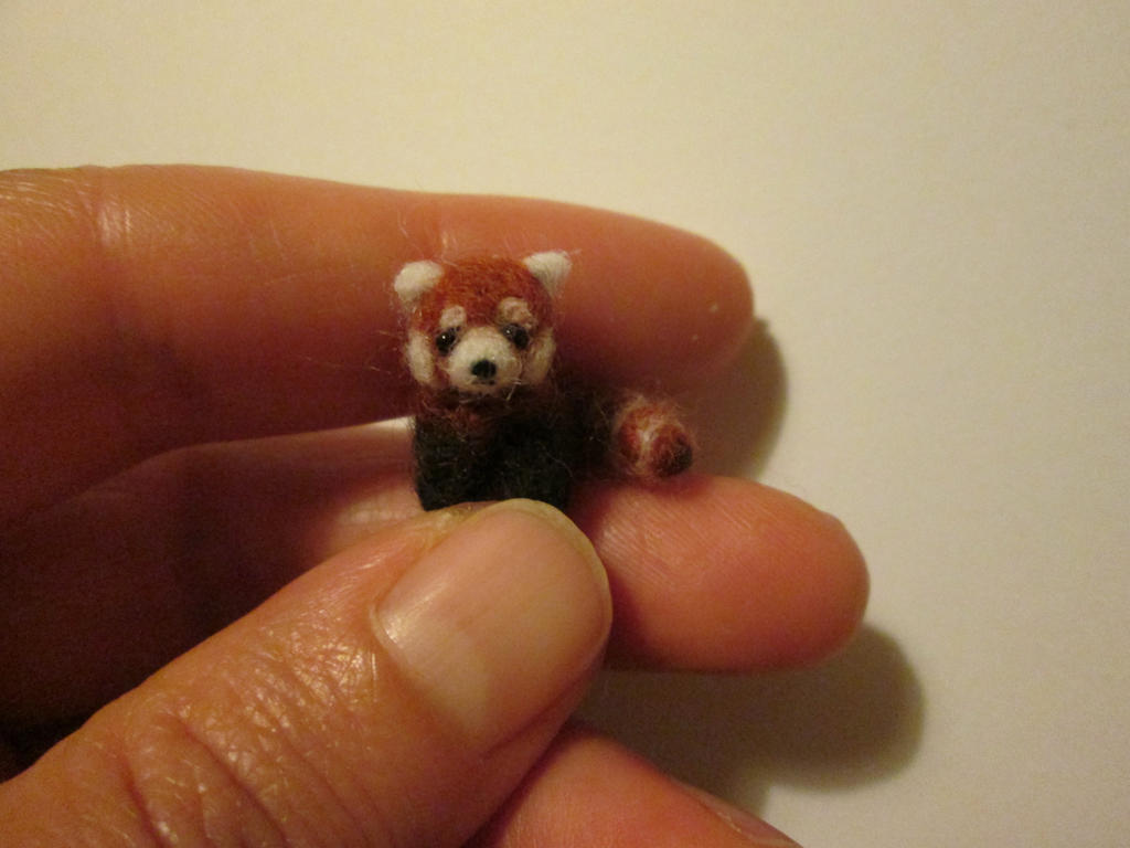 OOAK miniature collectible micro red panda by tweebears on DeviantArt