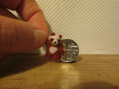 OOAK miniature collectible micro jointed red panda