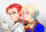 Genderbend Ivy and Harley