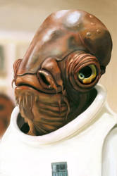 Admiral Ackbar Portrait