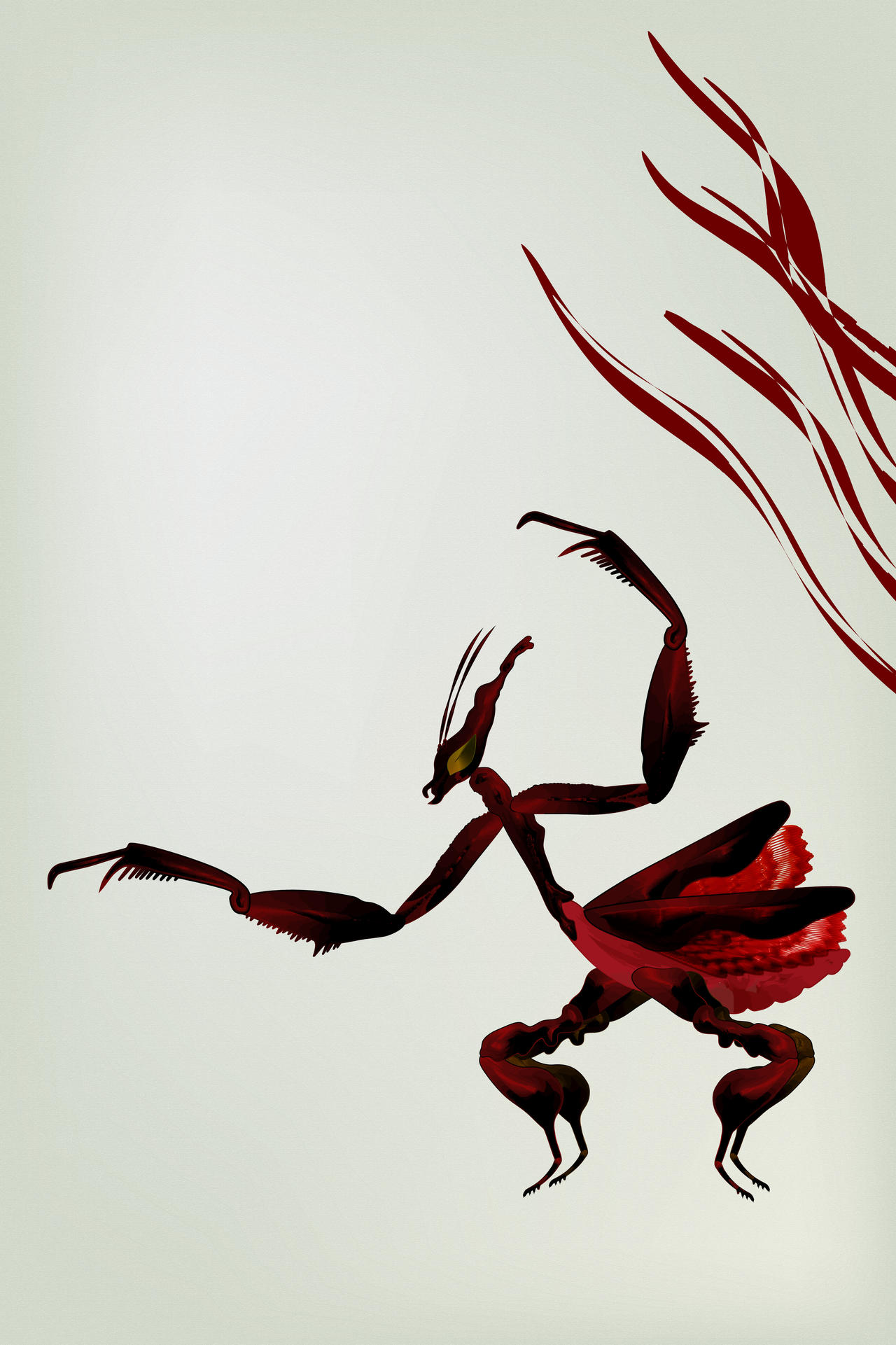 Mants Deviantart Attacking praying mantis by IraGo555 on DeviantArt