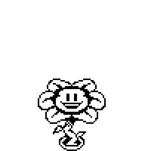 Pixilart - Flowey undertale by Glitched-artist