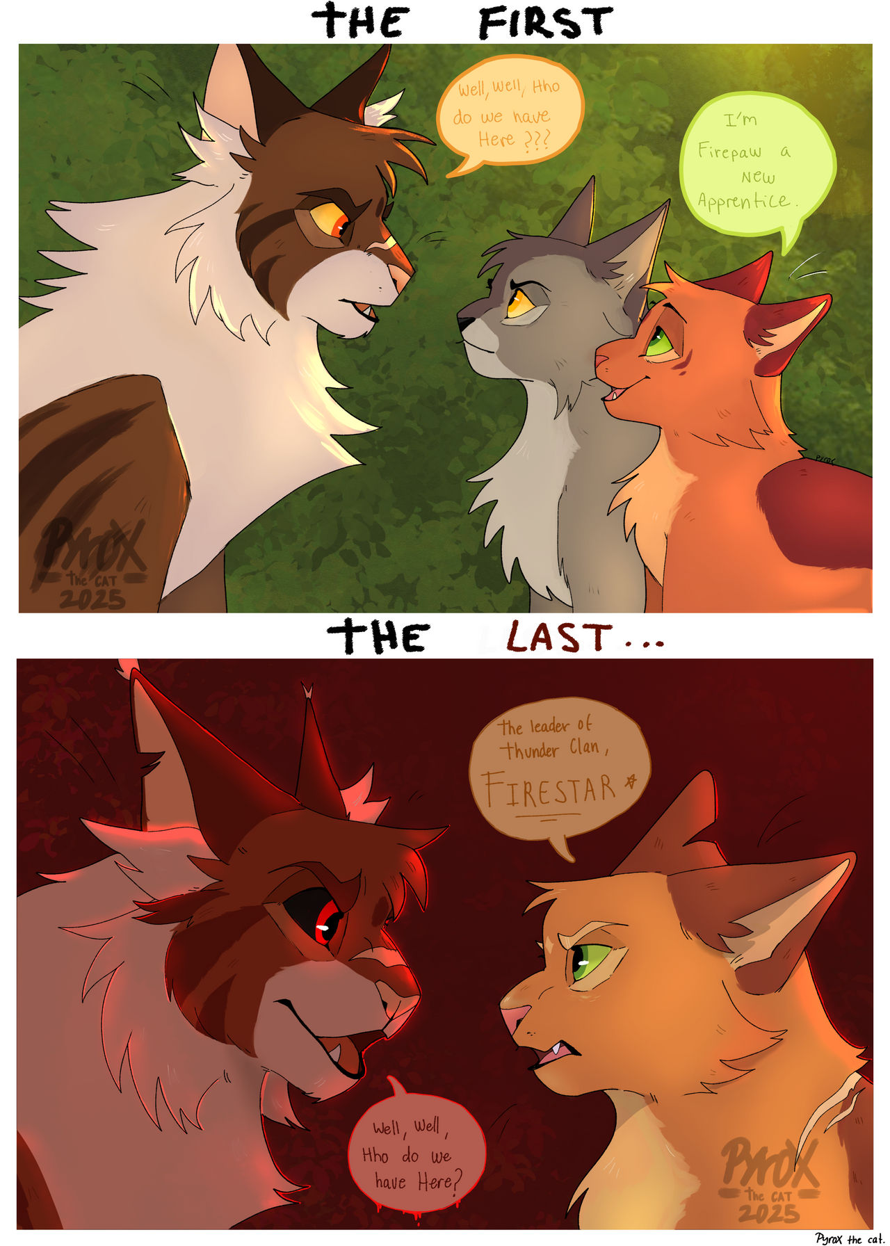 Mathredis Firestar Firestar and Tigerstar: The First and The Last by Piroxthecat on DeviantArt
