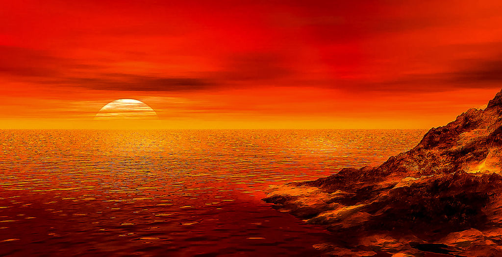 Red Sunset Ripple redsunset by Alexandramars on DeviantArt