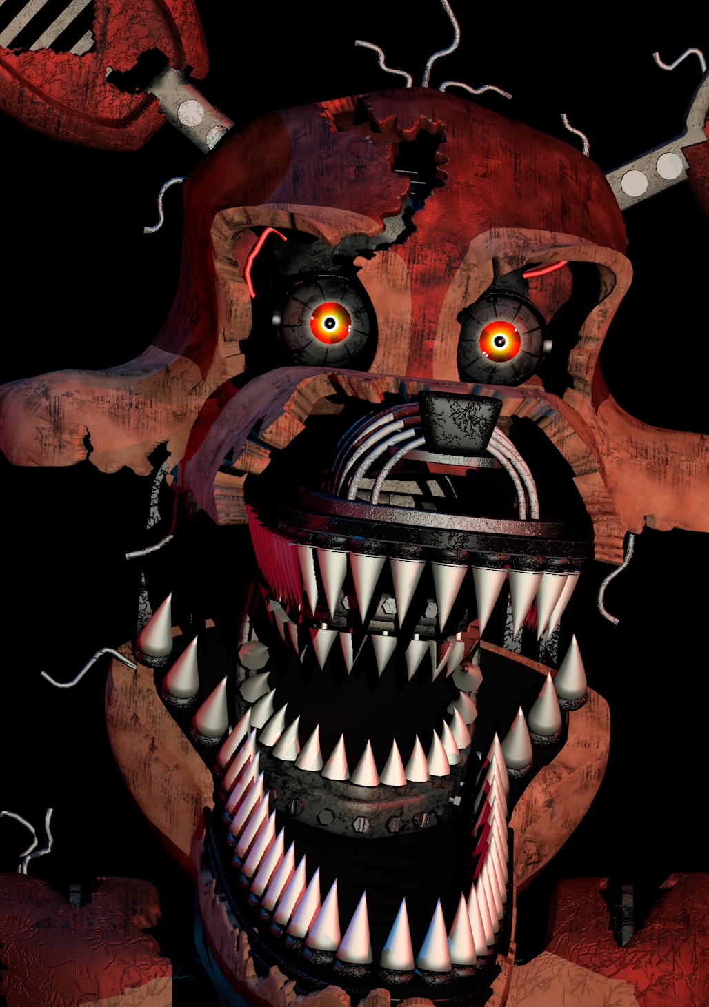 Nightmare Foxy UCN Render