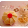 butter cookie with jam