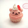 Sweet Valentines Bear Cupcake