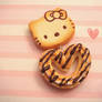 Hello Kitty Pancake and Heart Drizzled Churro