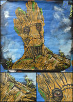 Groot Acrylic 2x2 ft Canvas