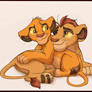 Kion and Cub Simba