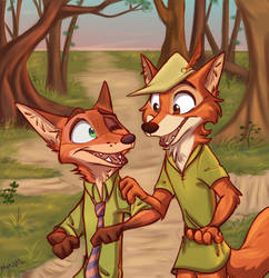 Nick Wilde. Robin Hood