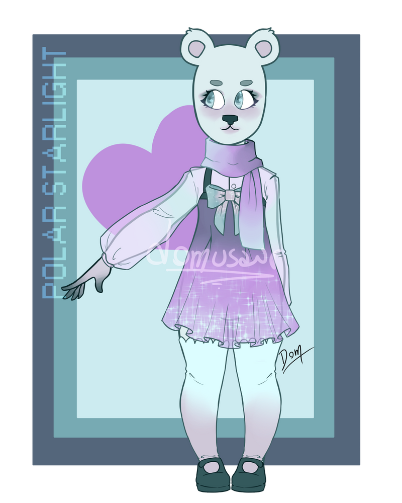 [OPEN $12] Anthro polar bear adoptable