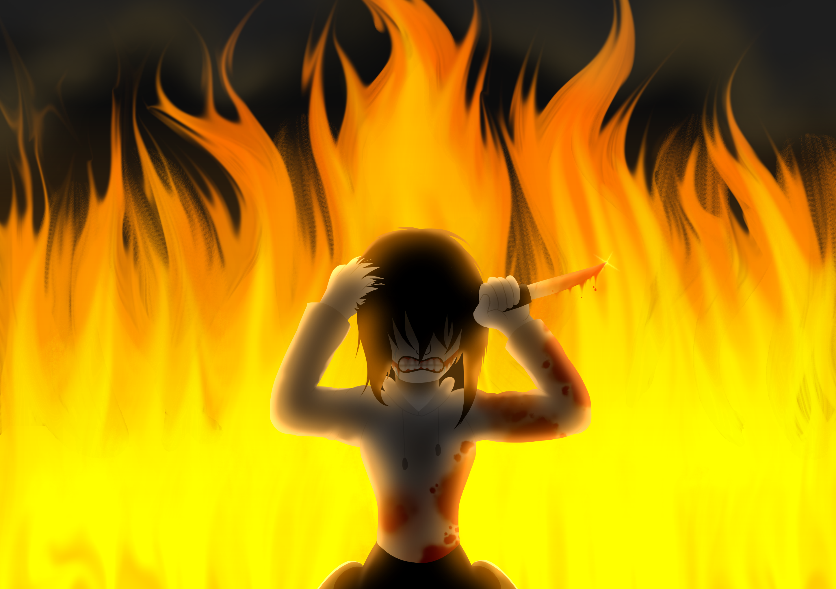 Jeff the killer FlameKeeper - Illustrations ART street