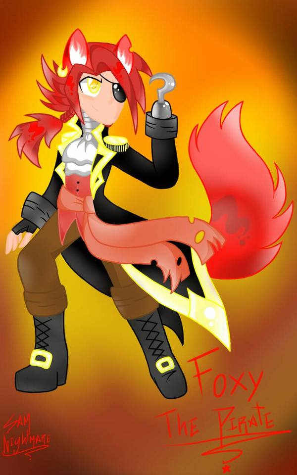 Foxy Humanized Fnaf - Foxy (human) by GutsiGunsii on DeviantArt