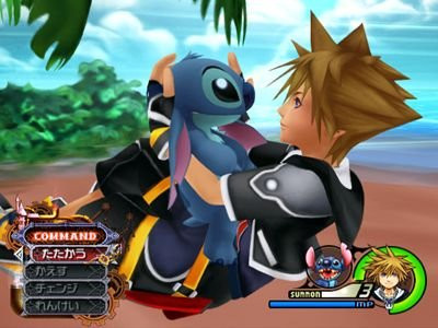 Sora and Stitch-Kingdom Hearts