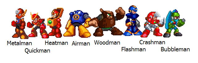 Robot Masters of Rockman 2