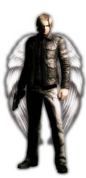 RE6 Leon angel by DarkTonic