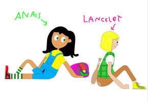 Anais and Lancelot Amphibia x Gravity Falls fankid