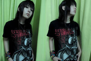 Me in my A7x band tee.